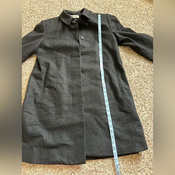 Harve Benard Women’s Classic Dark Gray Wool Coat Lined Size 8 Petite Tall - Picture 14 of 14